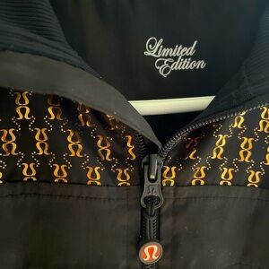 Lululemon Black and Gold Limited Edition Jacket